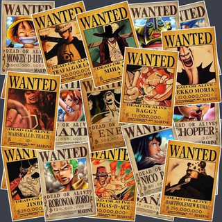 Set 25 Nhãn Dán Trang Trí Hình ONE PIECE