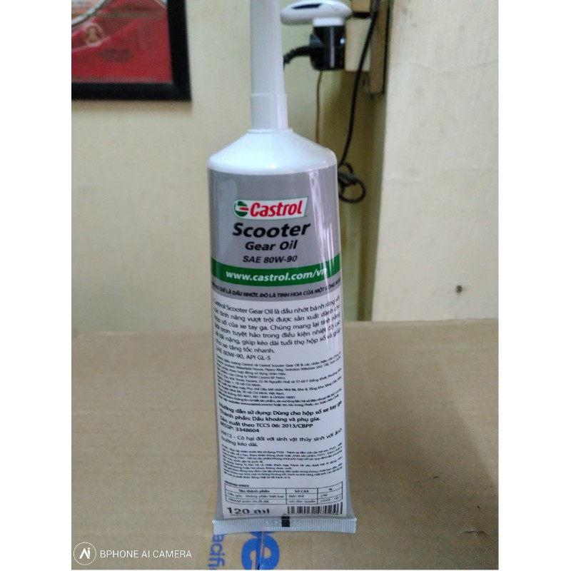 Dầu láp (dầu hộp số) xe tay ga Castrol