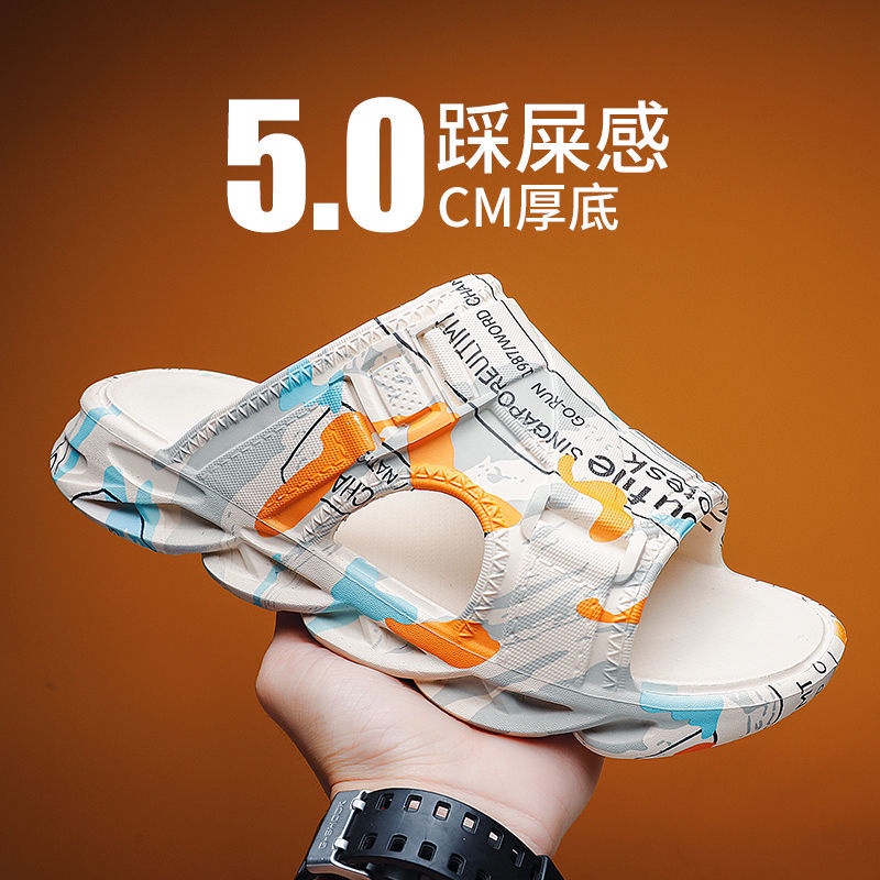 Dép Quai Ngang Đế Dày Chống Trượt Thời Trang Mùa Hè Cho Nam