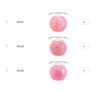 Phấn má hồng Odbo Cookie Blusher Thái Lan