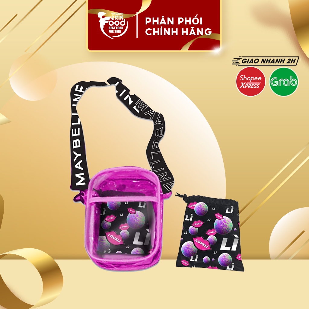 Maybelline Túi Nhựa Trong Suốt Đeo Chéo