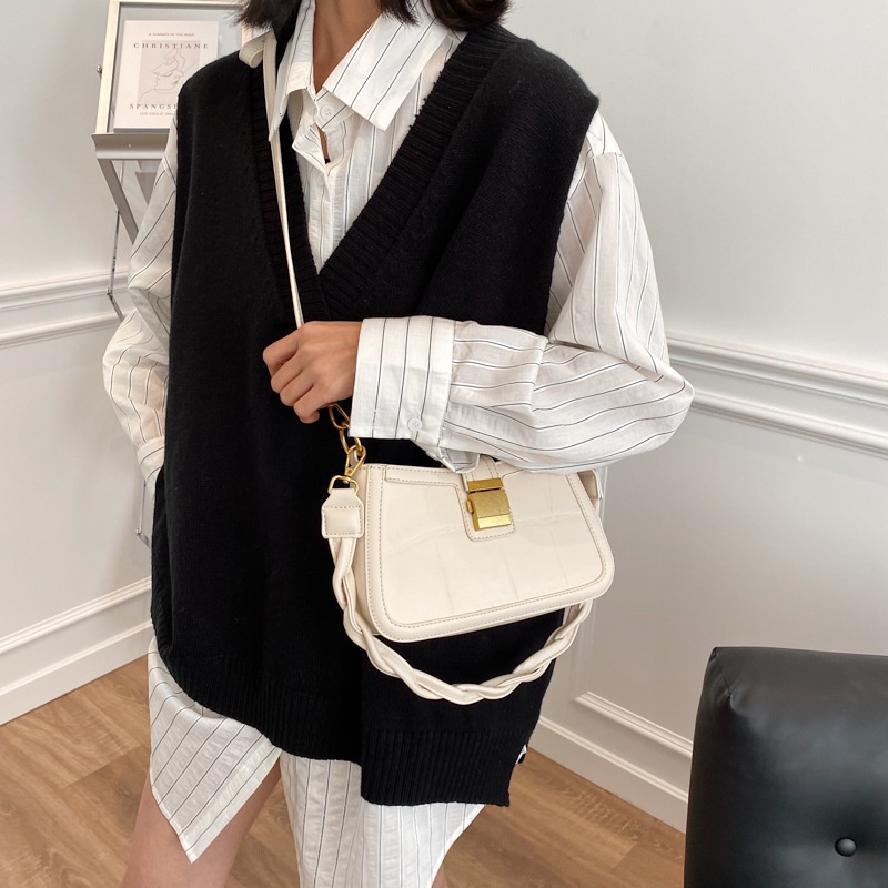 ( SẴN) Túi Xách Nữ Đẹp Túi Đeo Chéo 2 kiểu Da Cao Cấp Phong Cách Hàn Quốc M025