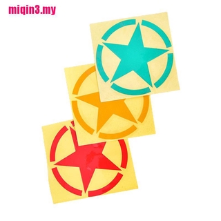 Nhãn dán hình ngôi sao năm cánh phản quang Biểu tượng ngôi sao quân sự Biểu tượng Decal