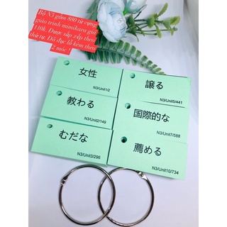 FLASHCARD TIẾNG NHẬT N3 MIMIKARA 880 THẺ