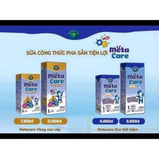 Sữa bột pha sẵn metacare 110ml