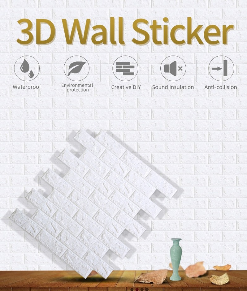 Giấy Dán Tường 3d Chống Thấm Nước Mẫu Mới 2021 3d