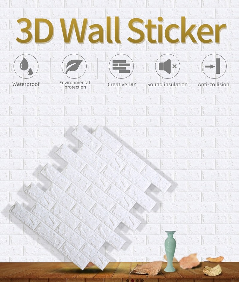 Giấy Dán Tường 3d Chống Thấm Nước Mẫu Mới 2021 3d | BigBuy360 - bigbuy360.vn