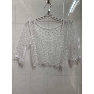 Áo ren nửa người mặc trong váy sát nách