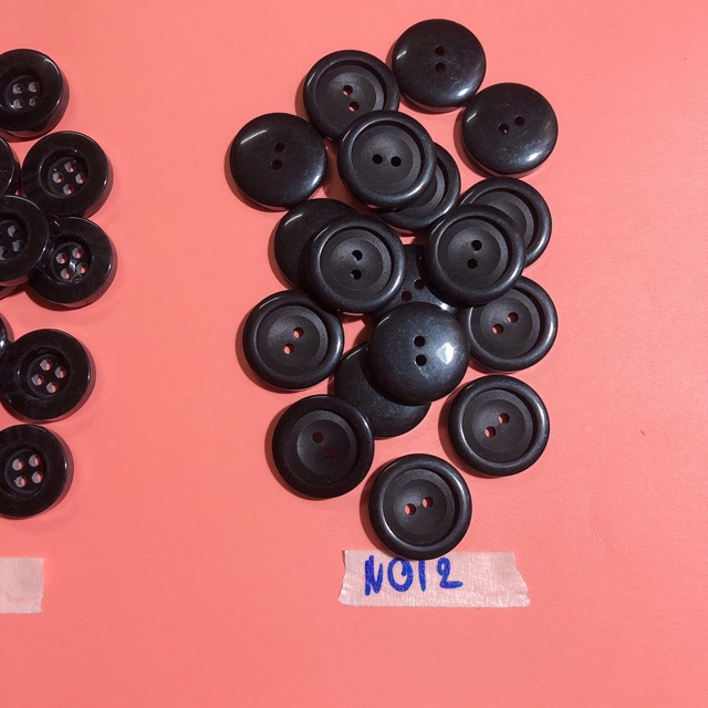 Combo 10 nút áo,cúc áo,khuy áo size vừa N009-N012