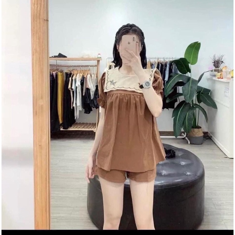 Sét thêu cổ 3 màu bigsize