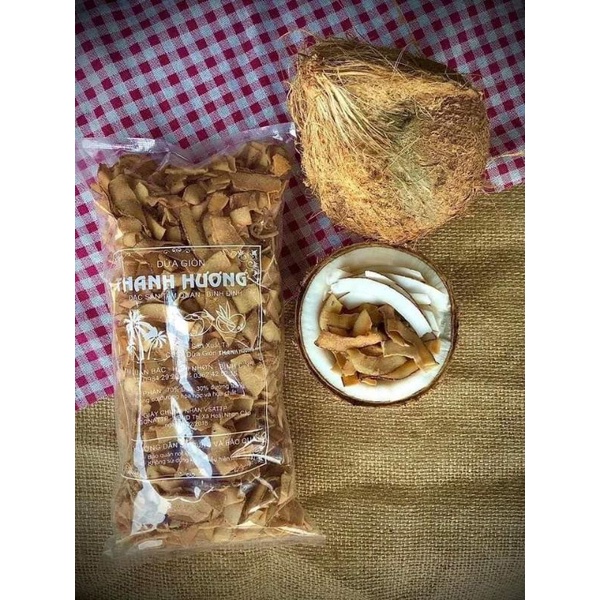 500g Dừa khô, thơm ngon giòn rụm [Hình thật.Tự chụp]