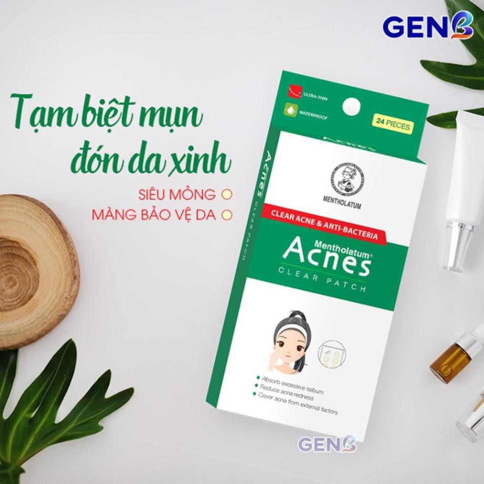 Miếng Dán Mụn Acnes Clear Patch Miếng Dán Mụn Cóc Mụn Đầu Đen Chăm Sóc Da H101