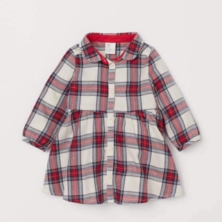 Váy kẻ sz 18-24 hm authentic