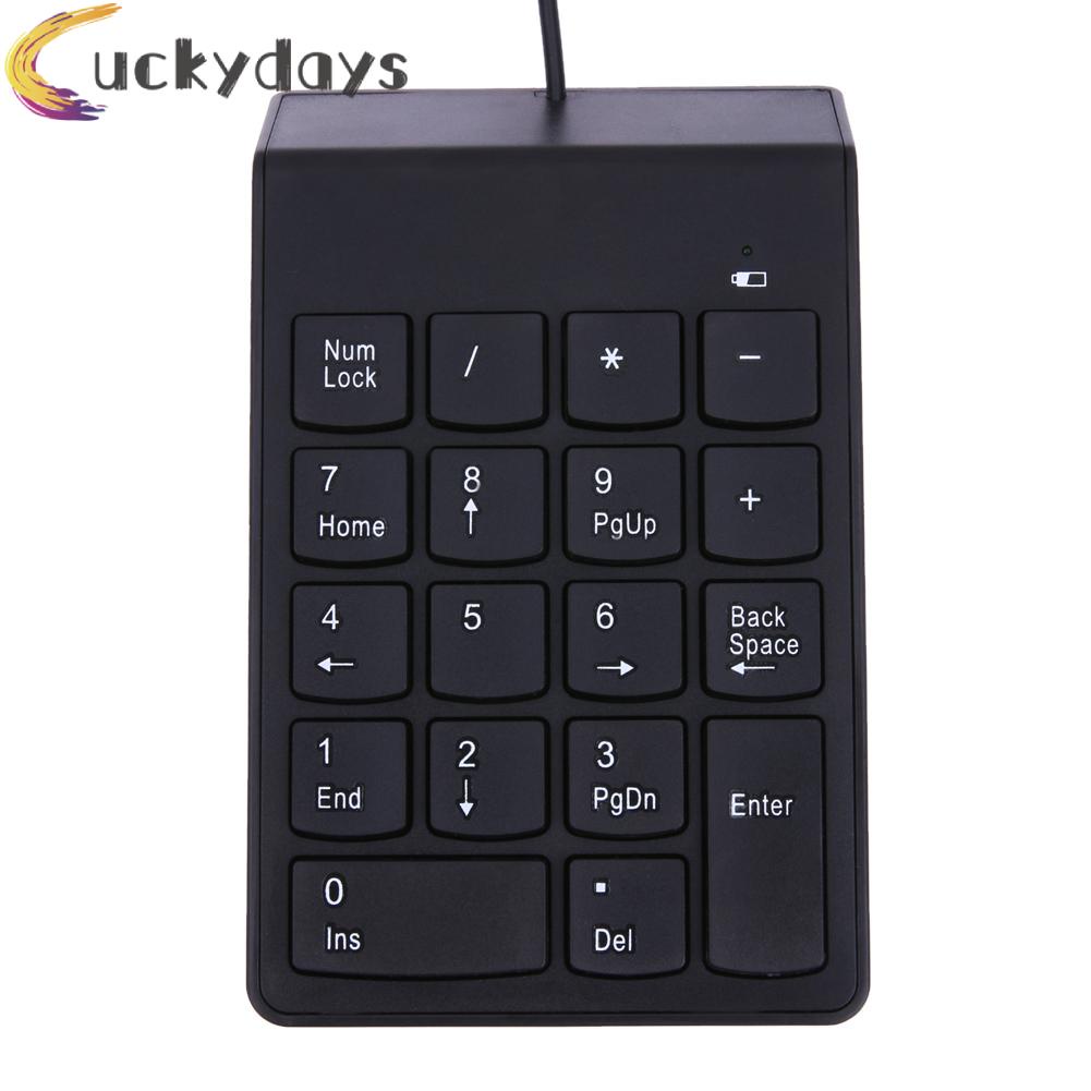 Bàn phím số 18 phím mini cổng USB cho laptop Note
