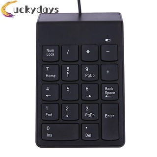 Bàn phím số 18 phím mini cổng USB cho laptop Note
