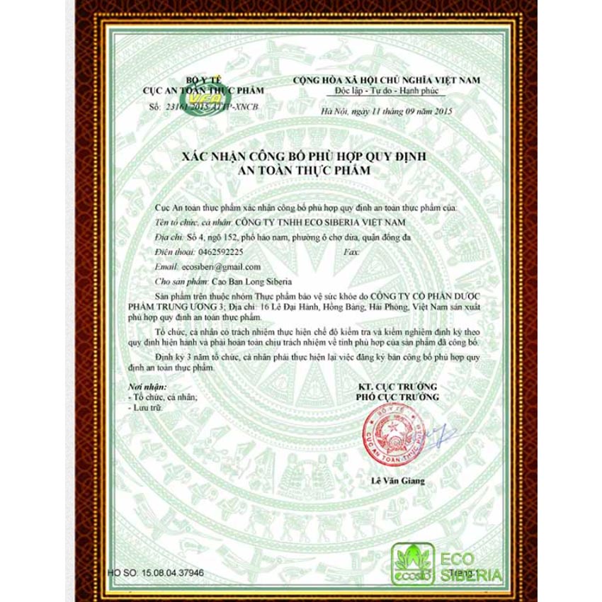 Cao Ban Long Siberia Tw3 giúp bổ trung, ích khí, cường tinh, cầm máu &amp; tiêu sưng 100g , Cvspharmacy