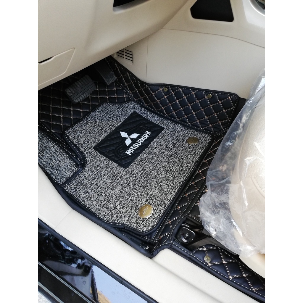 Thảm lót sàn ô tô 5d 6d da pu cao cấp không mùi chống thấm nước cho Mitsubishi Xpander
