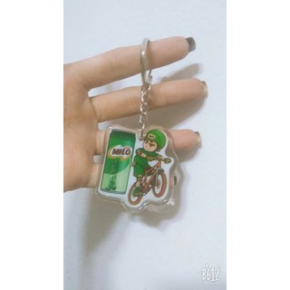 Móc khóa Milo ép dẻo nhiều mẫu