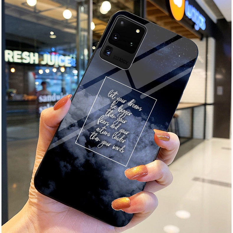 Ốp Lưng SAMSUNG GALAXY S20 ULTRA Ốp kính bóng cao cấp Phi Hành Gia
