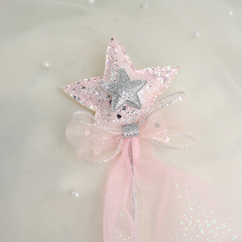 Set bờm nơ sừng kèm gậy ngôi sao lấp lánh sinh nhật cho bé