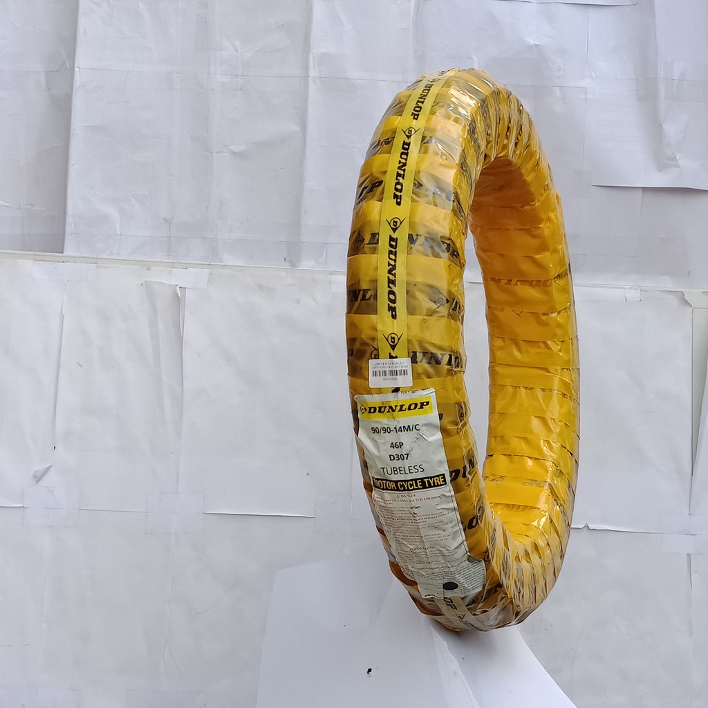 Cặp lốp xe HONDA AIR BLADE 125 DUNLOP TRƯỚC 80/90-14 D307 và SAU 90/90-14 D307