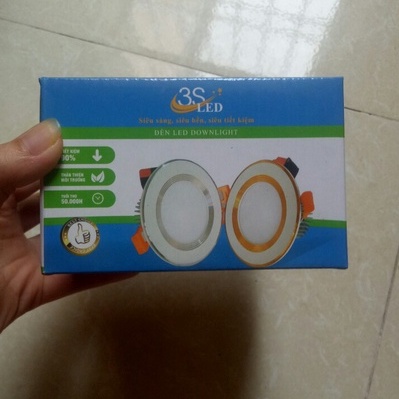 Đèn Led Âm Trần 7w 3 Chế Độ, Đèn Âm Trần 7w Cao Cấp Trang Trí Trần Thạch Cao/Phòng Khách