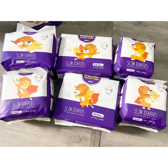 Bỉm Quần/Dán Supre Daddy Nội địa Hàn M34/L30/XL26/L26/XL22/Big20