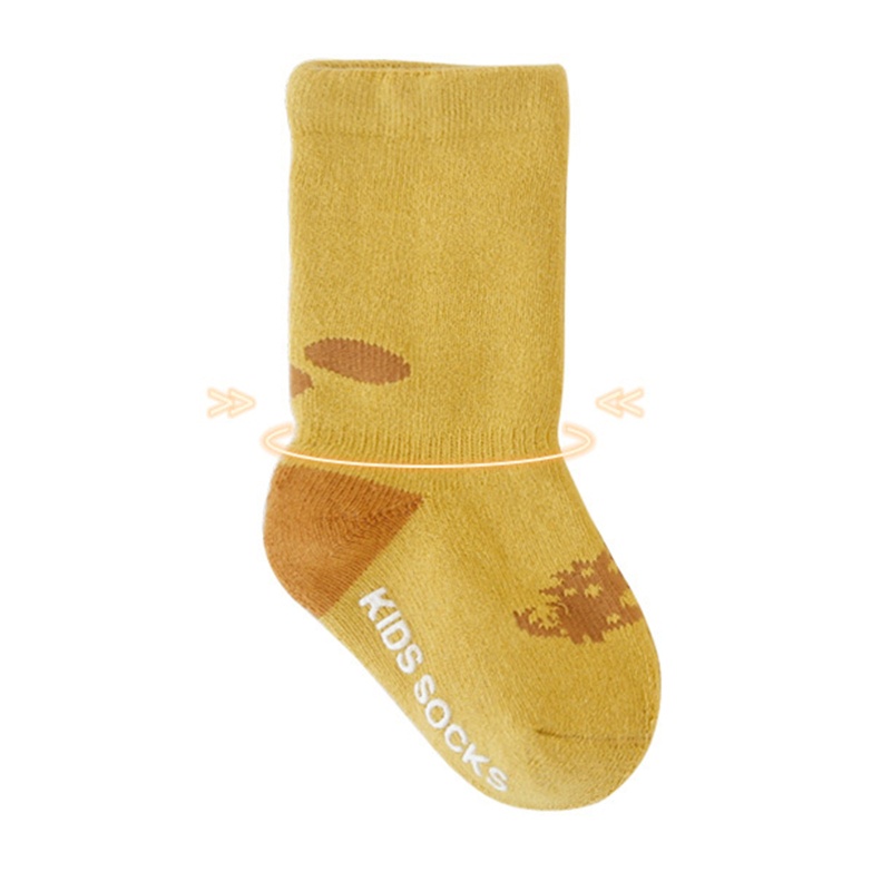 Haha Vớ Cotton Dày Mềm Mại Chống Trượt Mùa Thu Đông Cho Bé Sơ Sinh