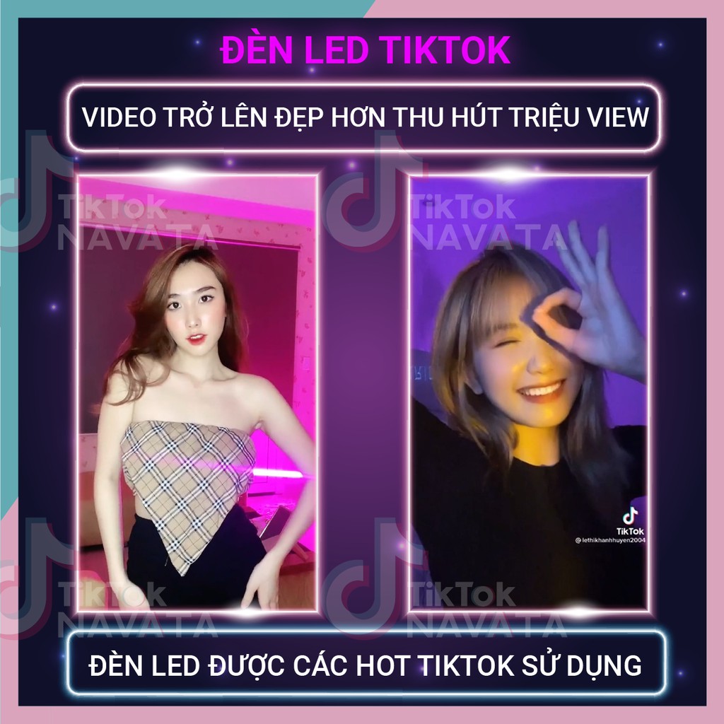 [ Đèn Led TikTok ] Chỉnh APP trên 16 triệu màu nháy theo nhạc đèn trang trí triệu view TikTok