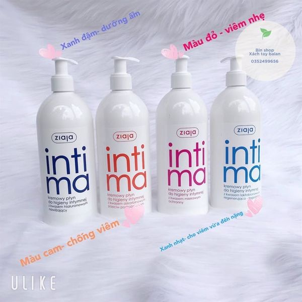 [Hàng trả order, không có dư] Dung Dịch Vệ Sinh Phụ Nữ Intima 500ml