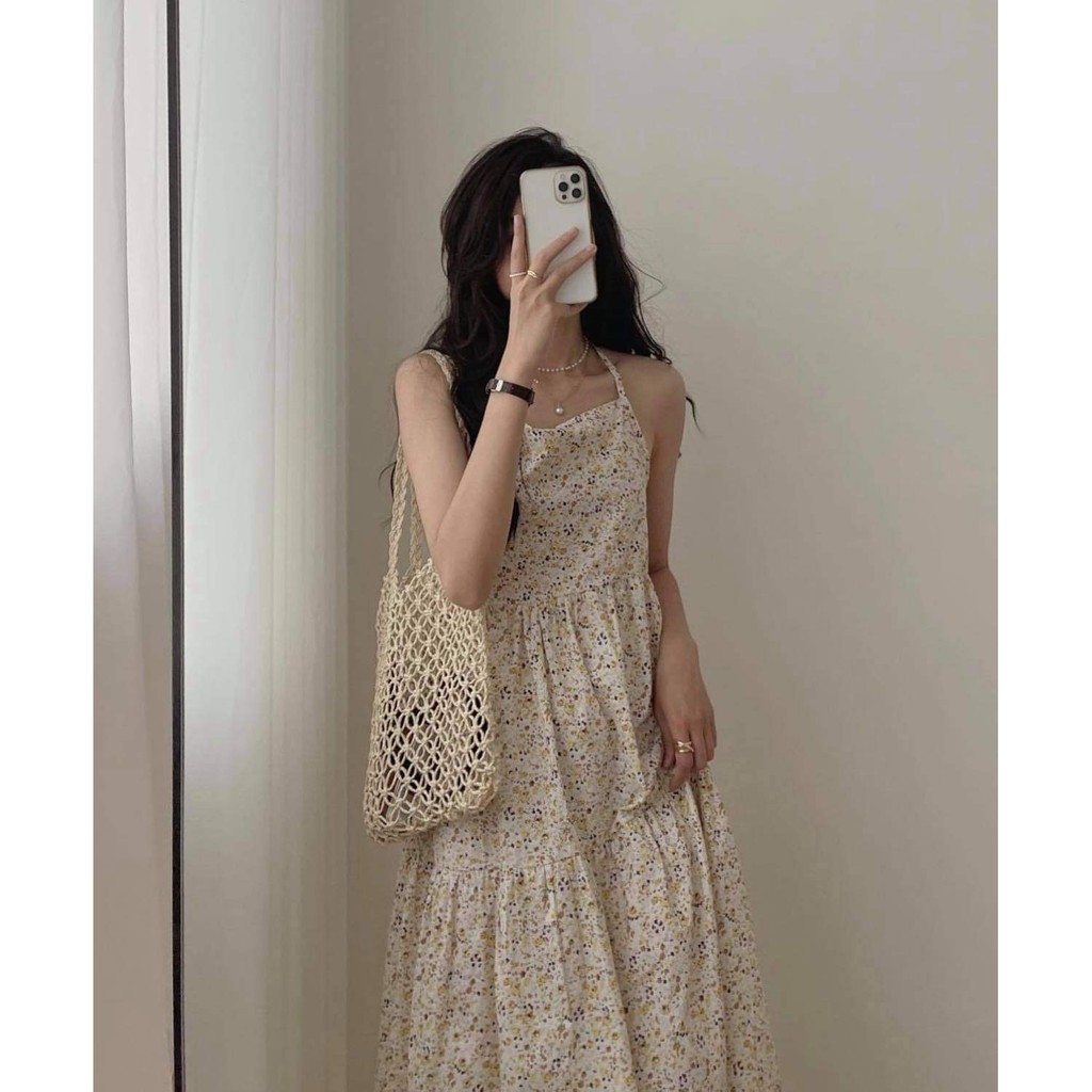 [Mã WAMT1505 giảm 10K đơn 0K] Váy 2 dây hoa nhí | BigBuy360 - bigbuy360.vn