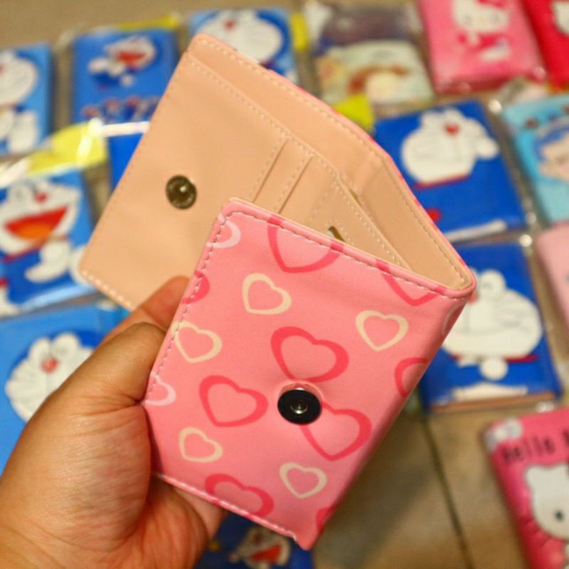 Bóp ngắn đựng tiền Doraemon Doremon Kitty