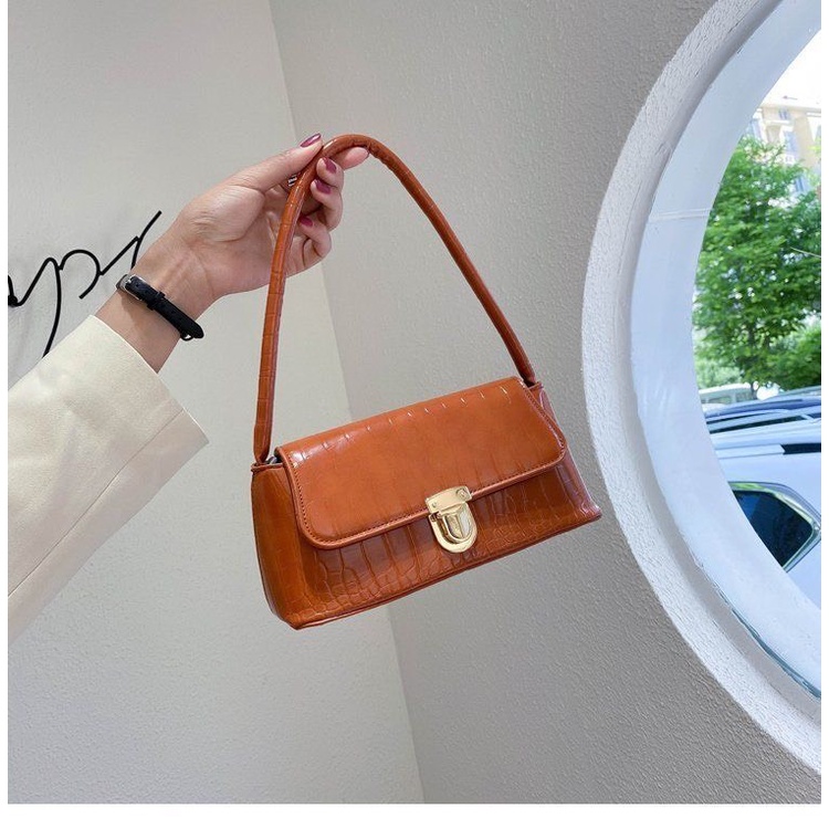 Túi Xách Nữ Kẹp Nách Đeo Vai Xách Tay Họa Tiết Vân Da Cá Sấu Cao Cấp Phong Cách Cá Tính