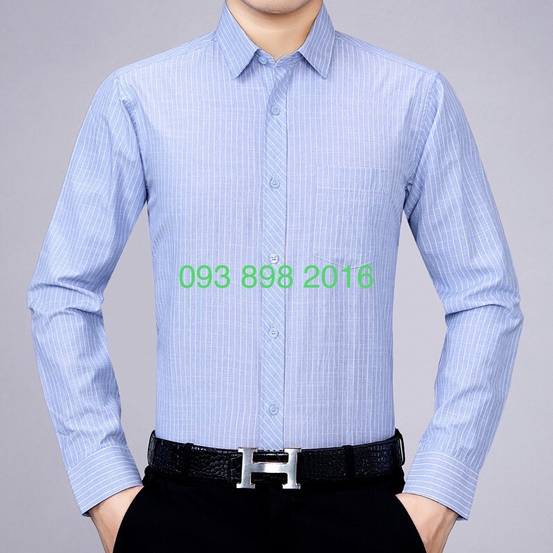 Sơ mi trung niên kẻ  có cả cộc tay