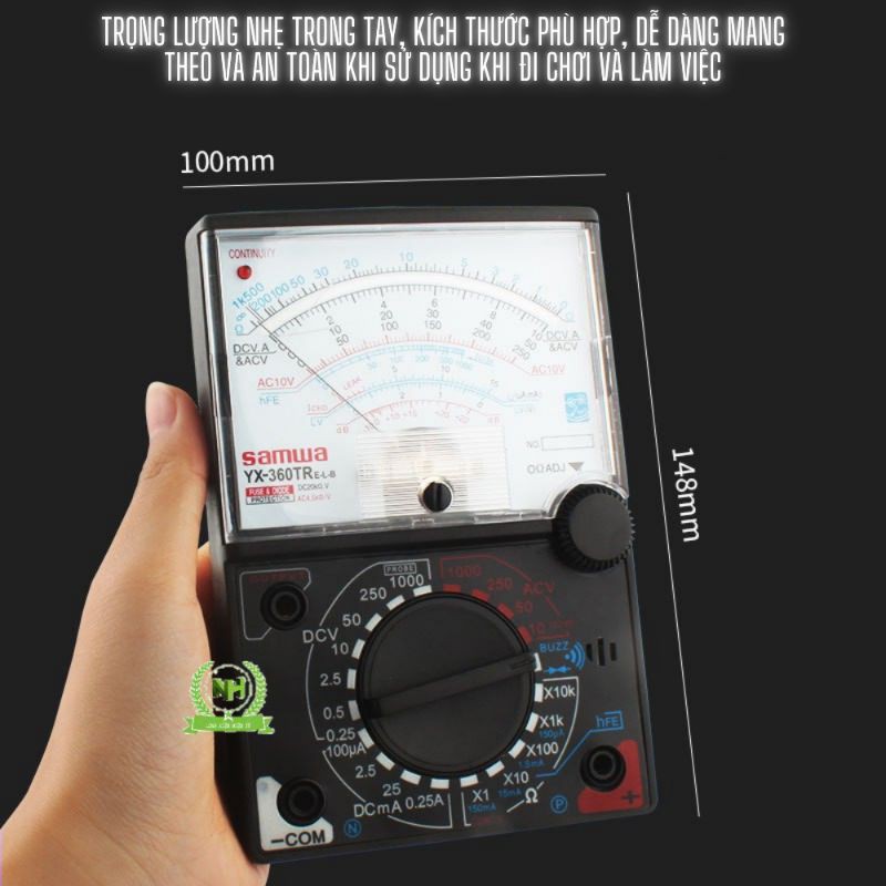 Đồng hồ đo điện vạn năng YX-360TR chính hãng có còi báo ON/OFF