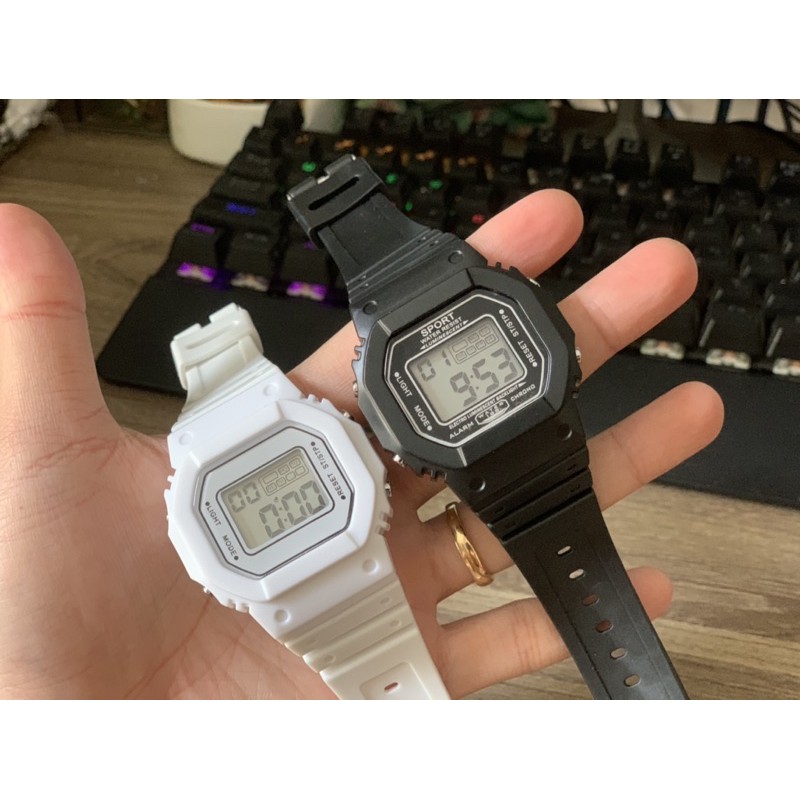 Đồng hồ điện tử Nam Nữ SPORTS dây cao su chống nước tốt | BigBuy360 - bigbuy360.vn