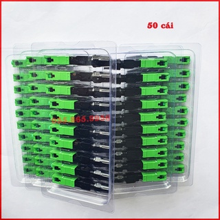 Combo 10-30-50 fast connector - đầu nối sợi quang chuẩn sc/apc | đầu nối quang nhanh fast connect chất lượng