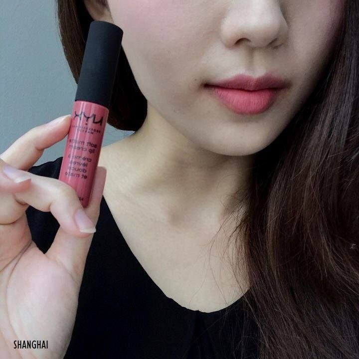 Son kem lì NYX Professional Makeup Soft Matte Lip Cream 8 mL - Shanghai