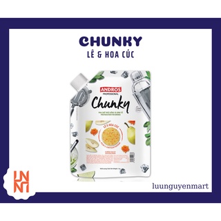Mứt Trái Cây Pha Chế Chunky Lê & Hoa Cúc (Pear & Chrysanthemum) Bịch 1kg