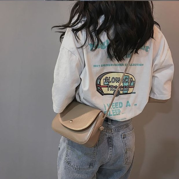 Túi xách nữ đeo vai đeo chéo chất da mềm, phong cách đơn giản Capucha T79