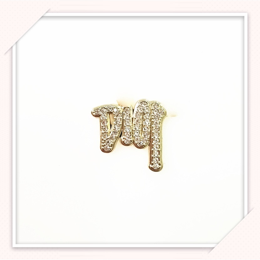 Phụ Kiện Kim Loại Kẽm Đính Kim Cương Toàn Bộ Phụ Kiện Trang Trí Tóc / Túi Xách DIY