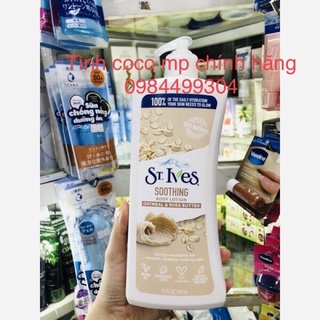 Sữa dưỡng thể ives yến mạch và bơ, dưỡng toàn thân chiết xuất Yến mạch nhập khẩu Mỹ 621ml