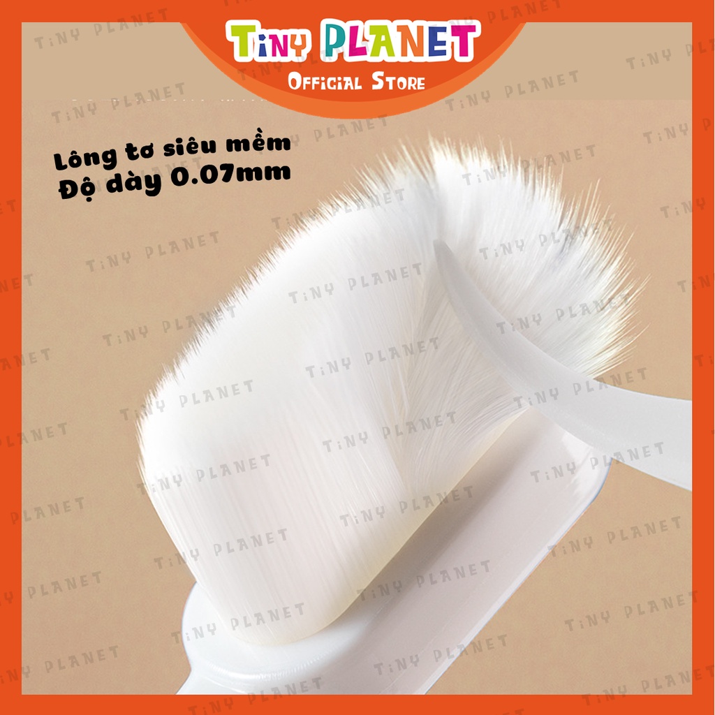 Bàn chải đánh răng lông cotton siêu mềm cho bé từ 2 tuổi Mini Soft