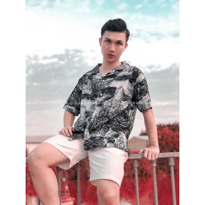 Sơ mi cộc tay loang | BigBuy360 - bigbuy360.vn