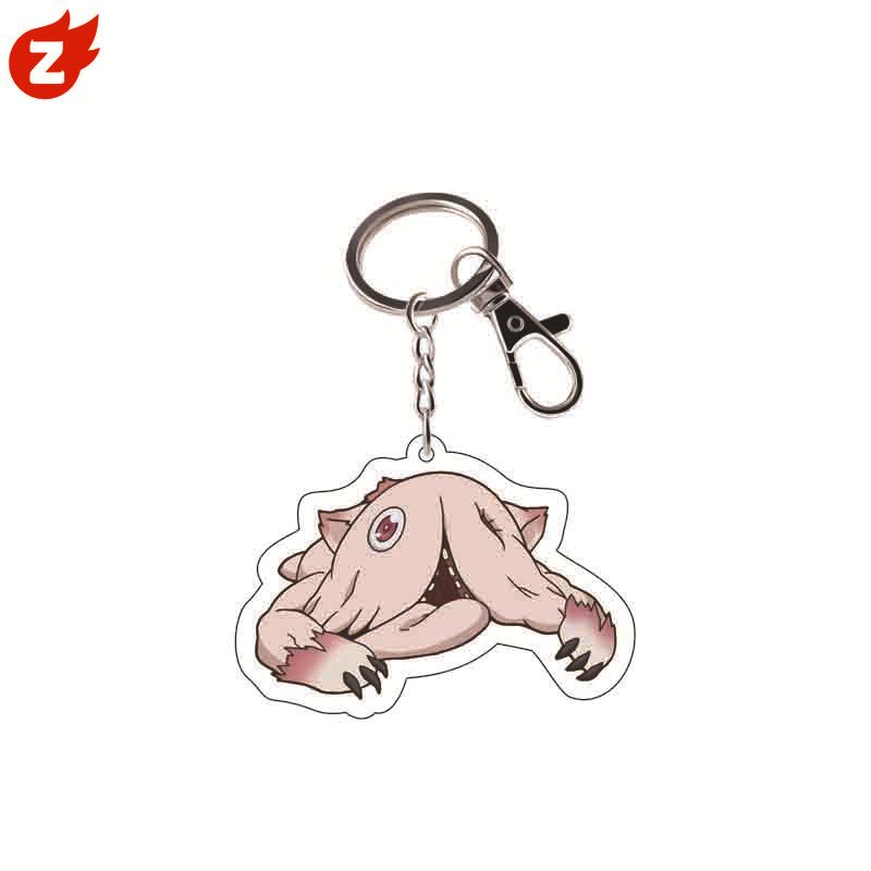 Móc chìa khóa bằng acrylic in họa tiết hoạt hình Made In Abyss