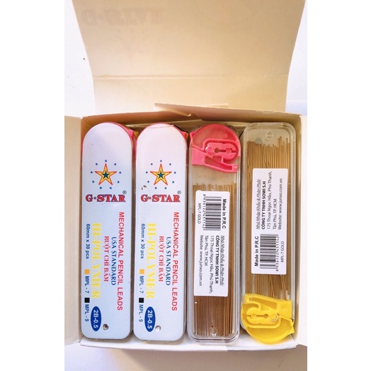 Ruột bút chì bấm 2B gold
