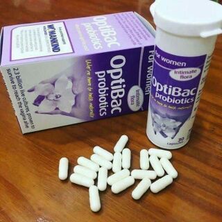 Men vi sinh OptiBac Probiotics tím
