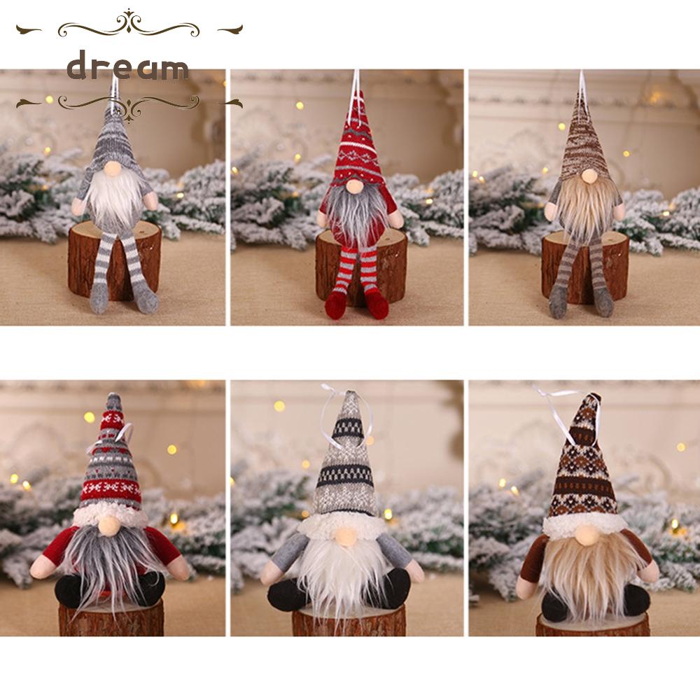 【DREAMLIFE】Christmas Doll Office Party Xmas Christmas Decorations Hanging Ornament