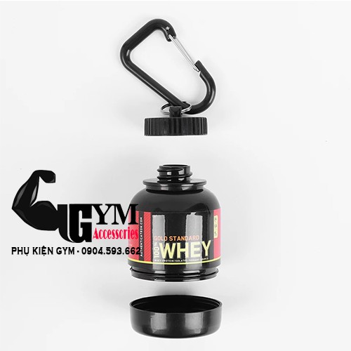 Hũ đựng bột hộp đựng whey mass Ishake Protein Funnel 200ml