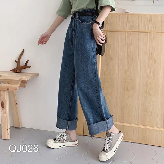 QJ026 - QUẦN JEAN PAGGY NỮ ỐNG RỘNG | BigBuy360 - bigbuy360.vn